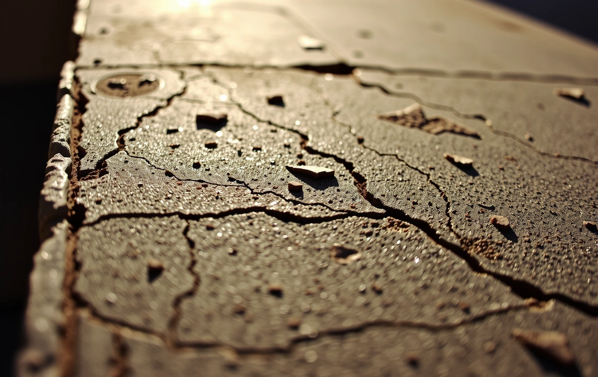 Textured concrete macro